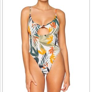 B Swim Atlas high leg one piece swimsuit